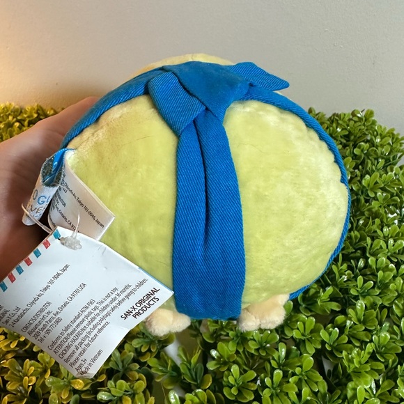 NWT San-X Sumikko Gurashi Penguin Plush Toy - Green/Yellow, Blue and Brown 8” - Picture 8 of 12